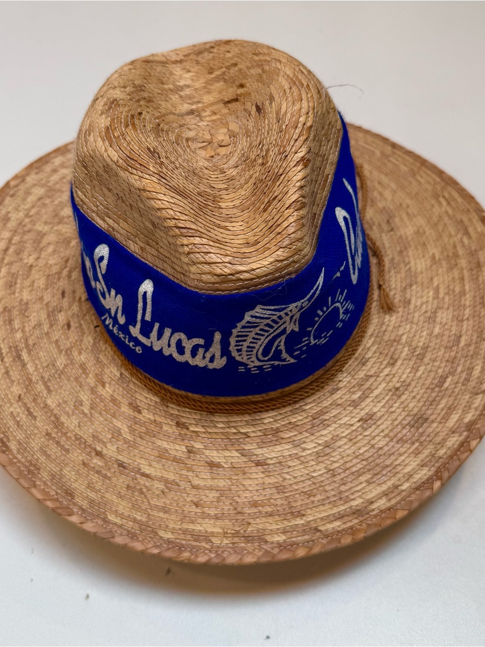 Sahuayo Legitimo Mexican Hat with Blue 'San Lucas' Band